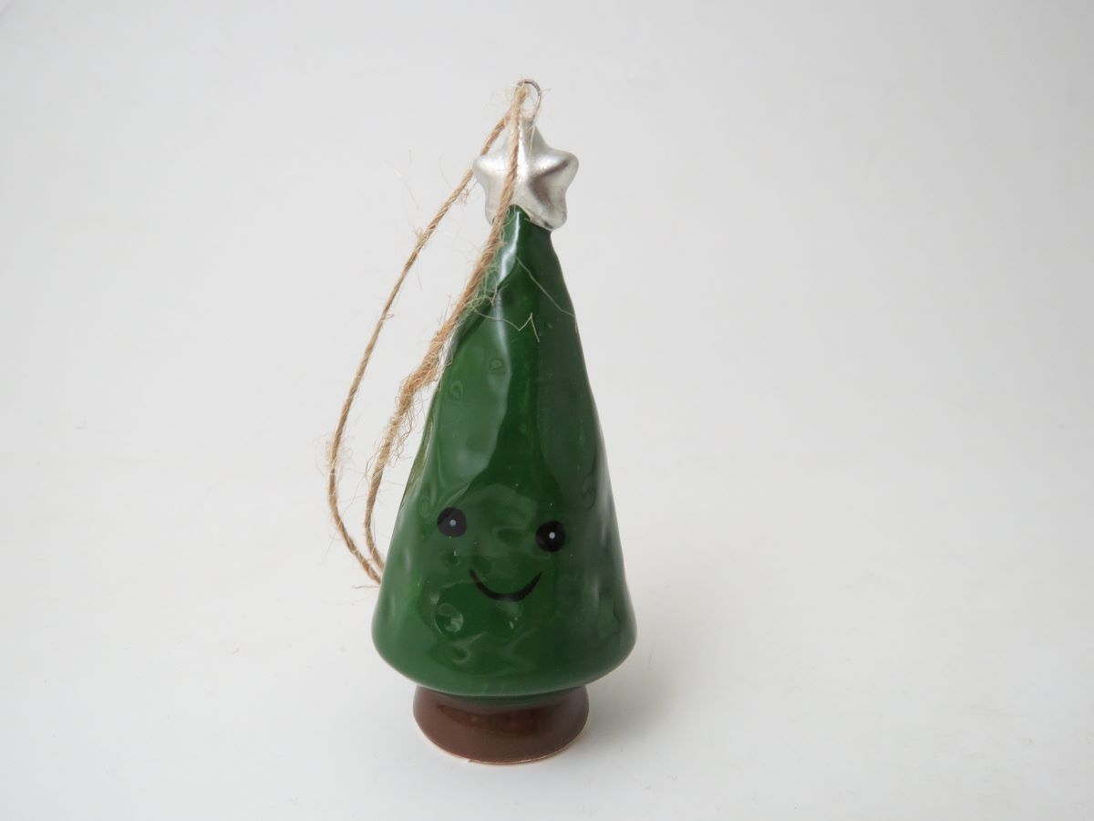 Christmas Tree Hanging Decoration with Happy Face