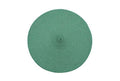Circular Ribbed Placemat Green