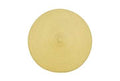 Circular Ribbed Placemat Saffron