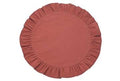Circular Ruffle Edge Placemat Conker