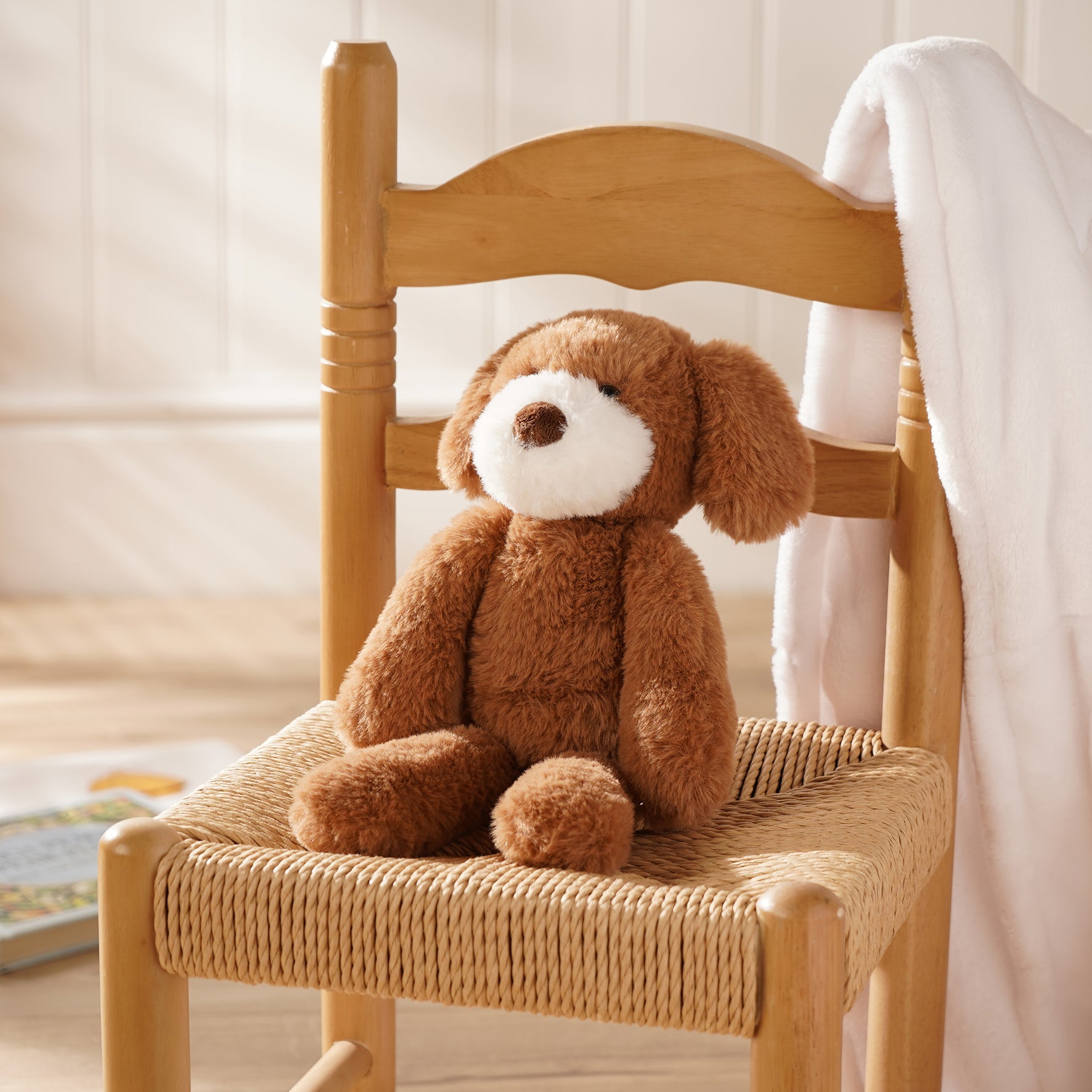 Coco The Plush Long Leg Dark Brown Puppy