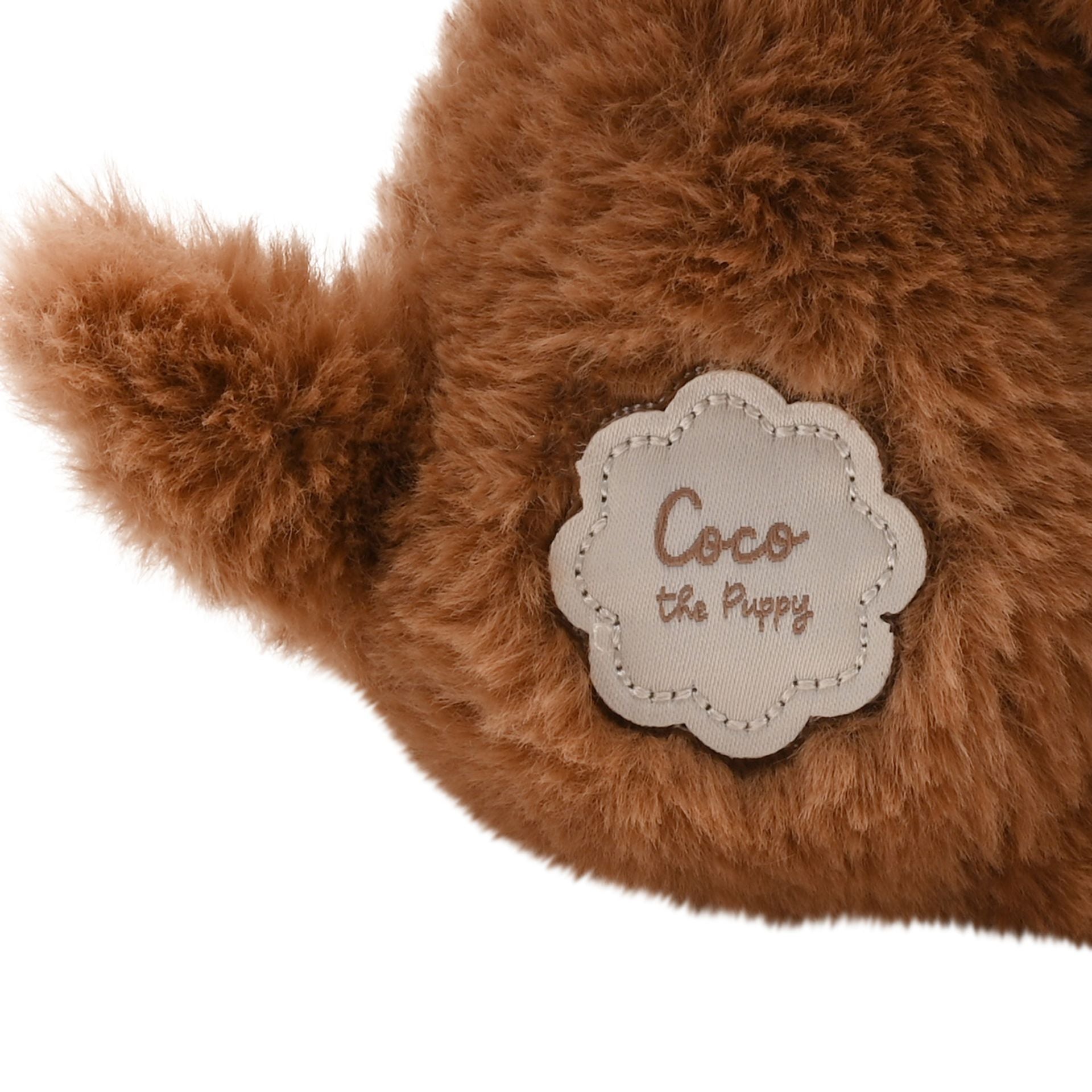 Coco The Plush Long Leg Dark Brown Puppy
