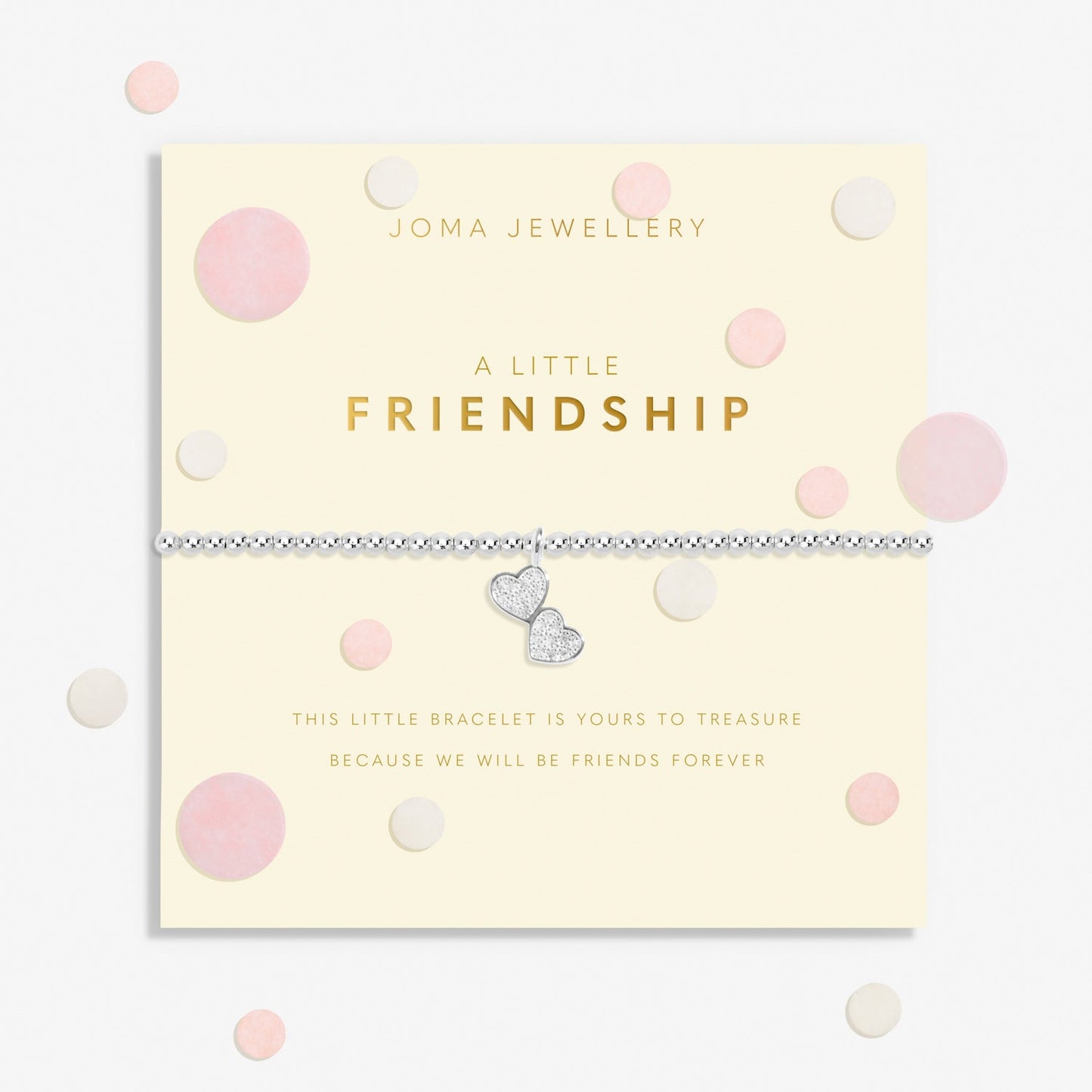 Confetti A Little Friendship Silver Plated Bracelet