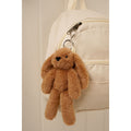 Softies Cookie The Plush Dark Brown Bunny Keyring