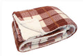 Cosy Check Throw Cognac