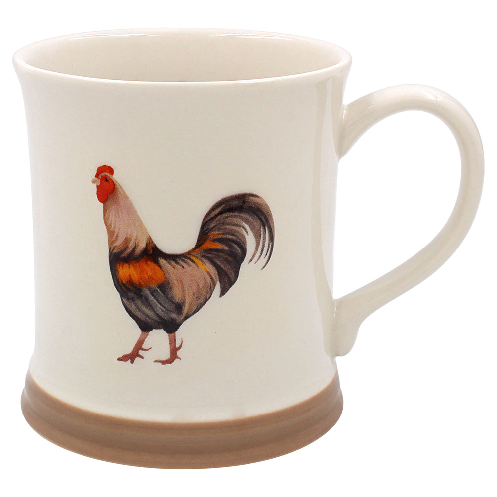 Country Life Embossed Mug Cockerel
