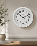 Acctim Elstow 20cm Wall Clock White
