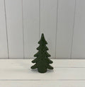 Dimpled Green Ceramic Christmas Tree Ornament Small