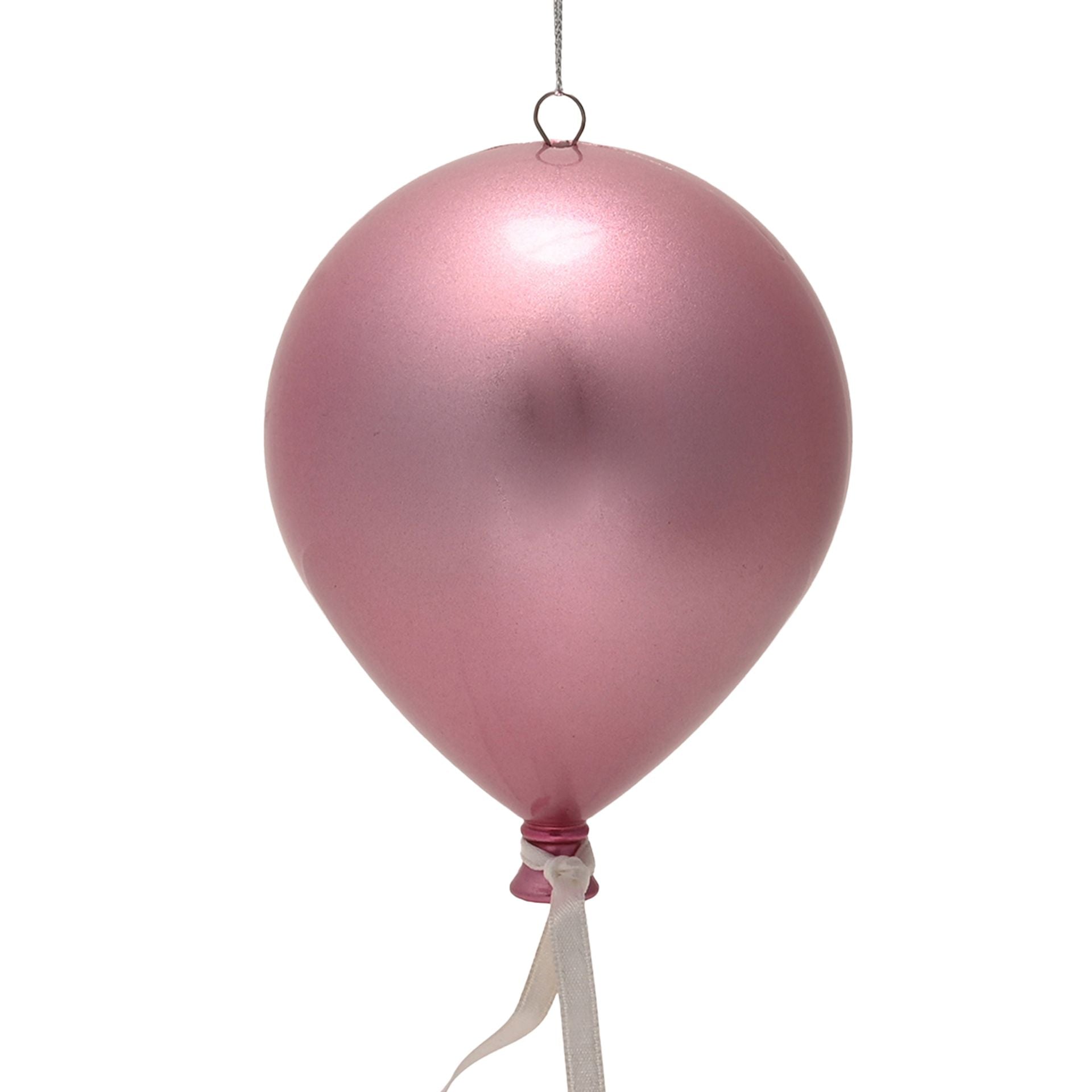 Display Balloon with Ribbon Pink Medium