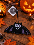 Black Felt Bat Hanging Decoration