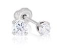 Ear Piercing CZ Pair Stainless Steel 3mm