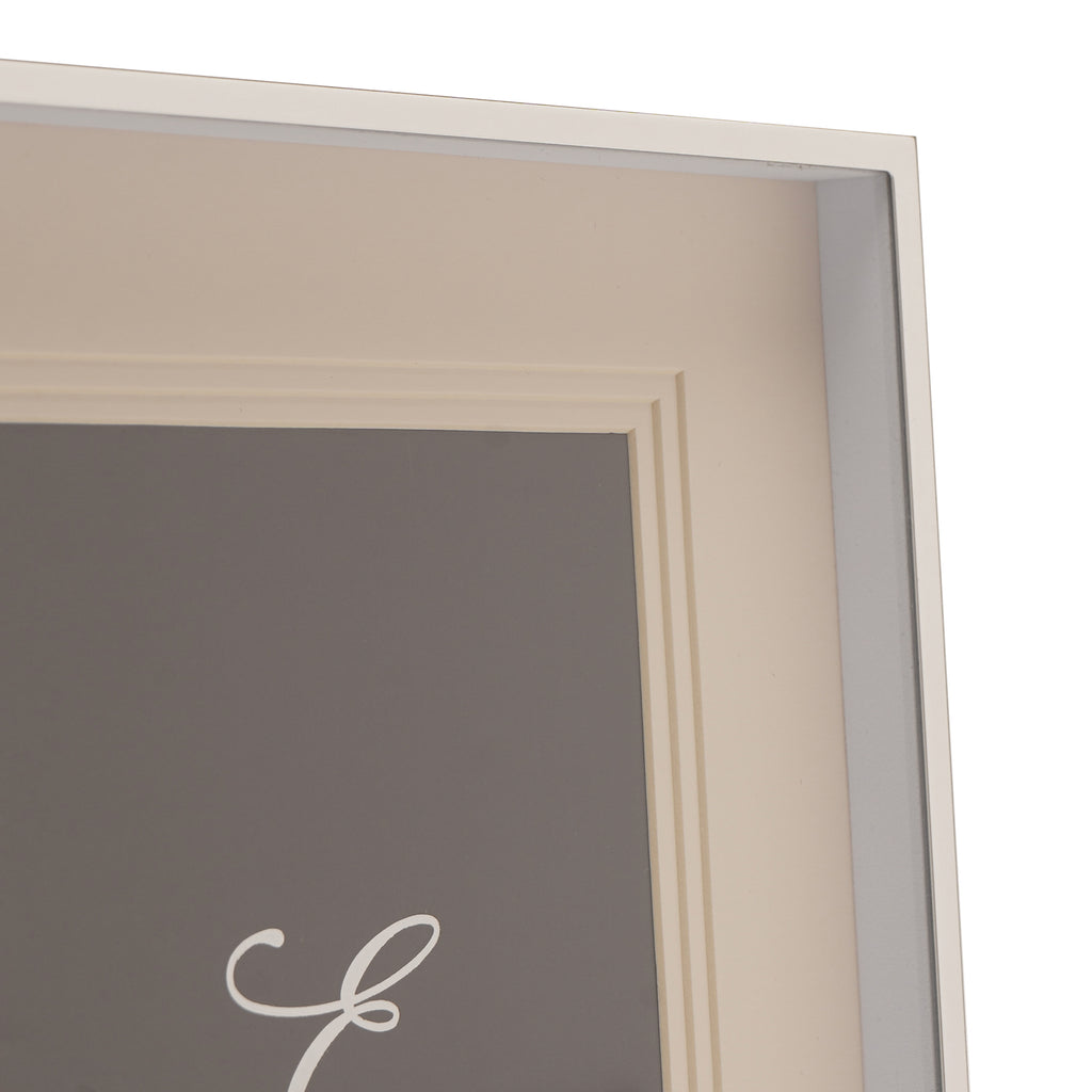 Elegance Silverplated Triple Layer Mount Photo Frame 6" x 8"