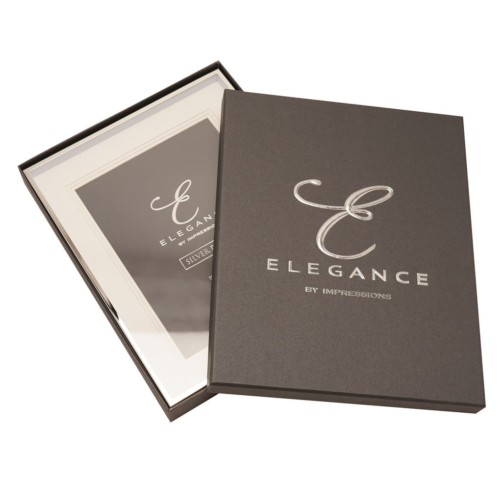 Elegance Silverplated Triple Layer Mount Photo Frame 8" x 10"