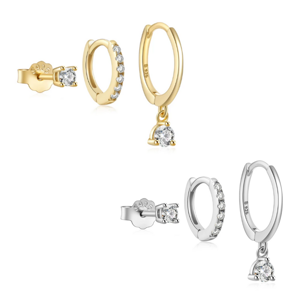 She Is Beautiful Elodie Stacking Set Gold