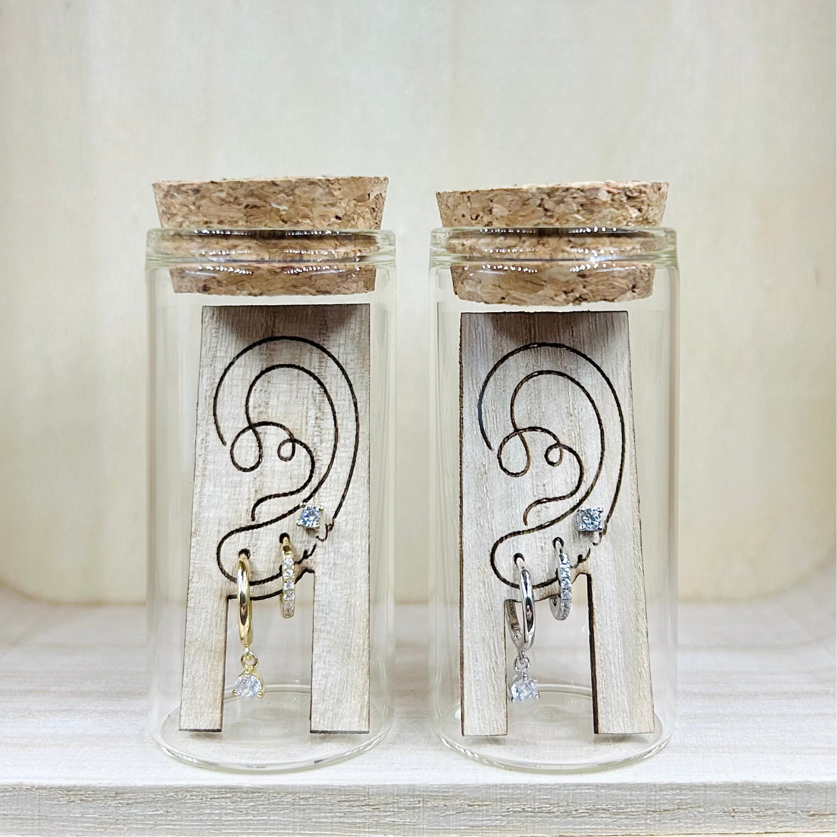 She Is Beautiful Elodie Stacking Set Gold