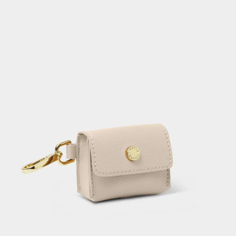 Katie Loxton Evie Clip On Airpod Case Light Taupe