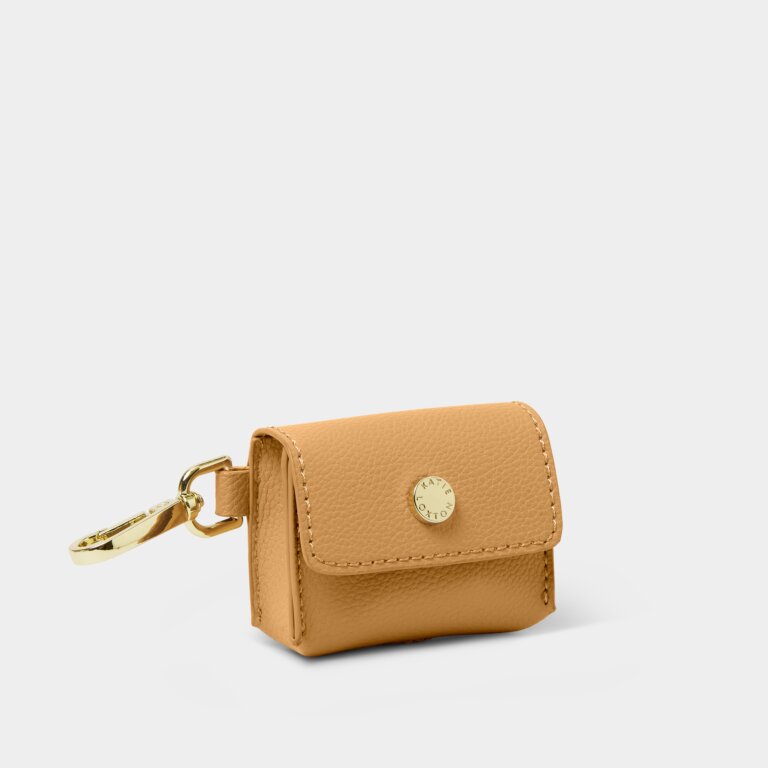 Katie Loxton Evie Clip On Airpod Case Tan