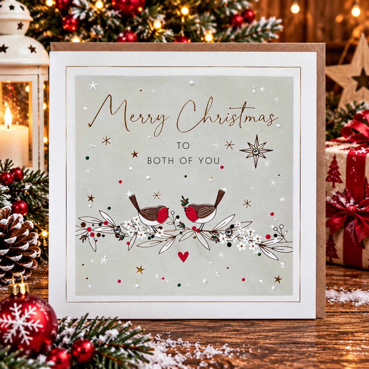 Belly Button Merry Christmas Special Couple Card