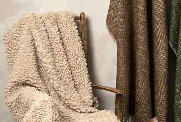 Faux Shearling Throw