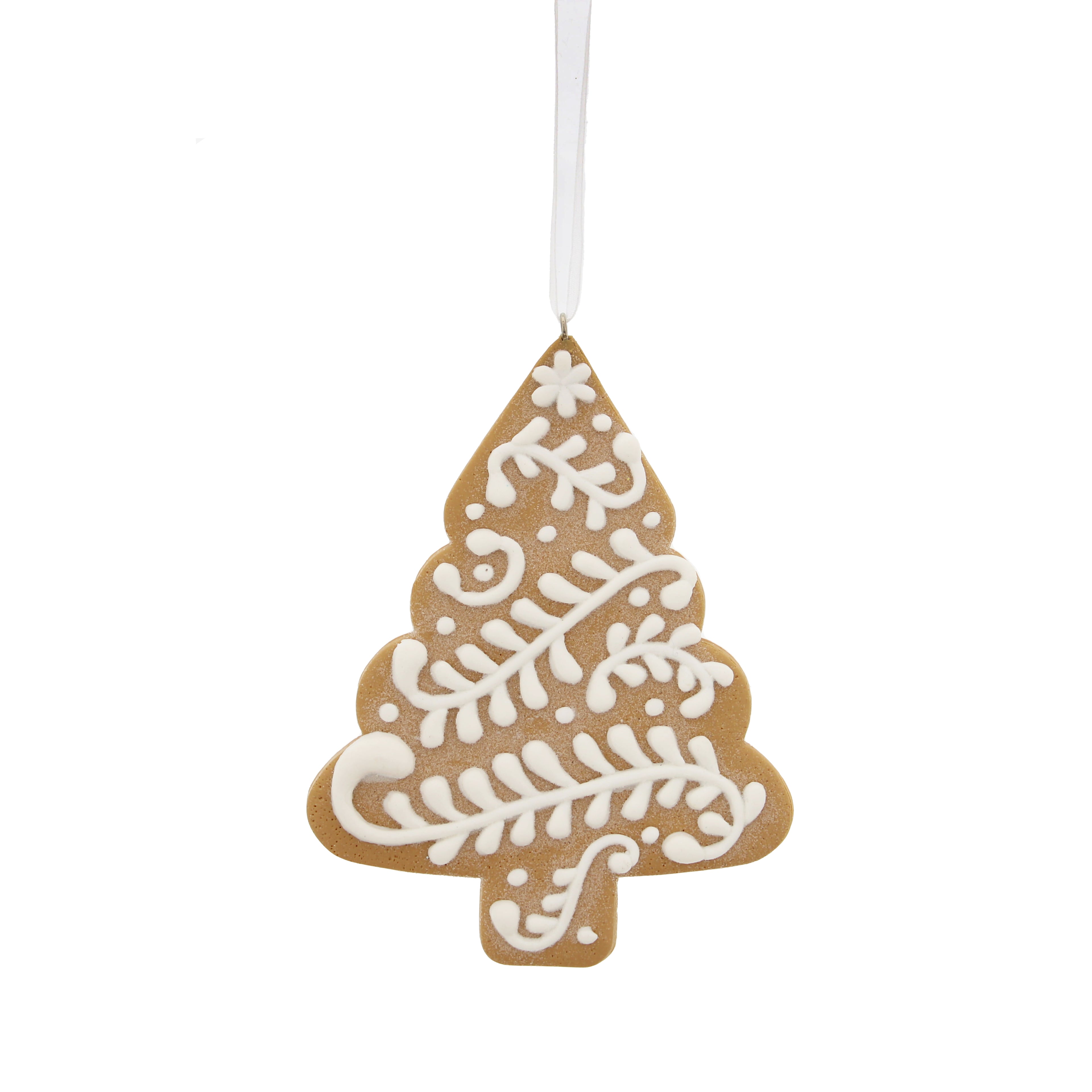 Festive Hanging Claydough Gingerbread Tree