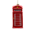 Festive Hanging Red White Telephone Box
