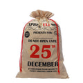 Festive Hessian Express Elf Sack