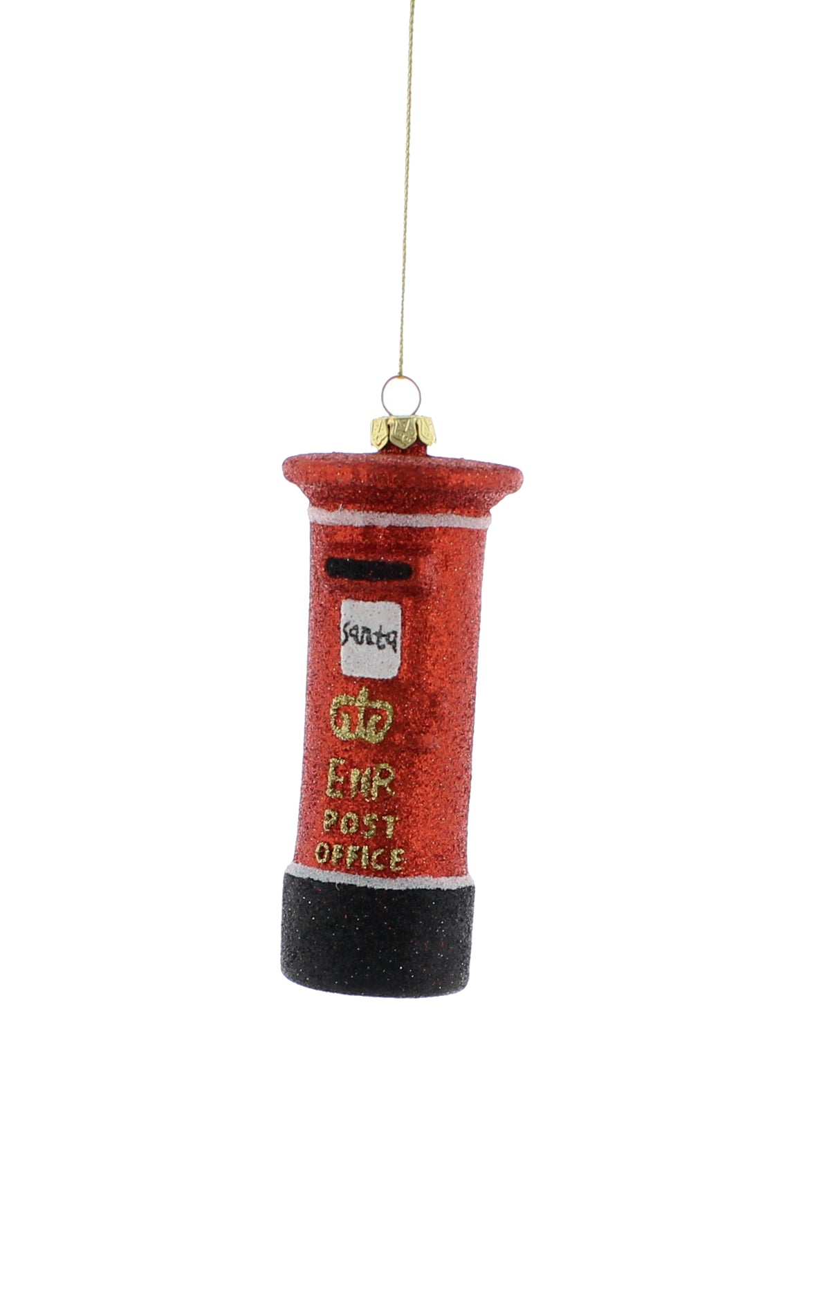 Festive Red Glitter Postbox