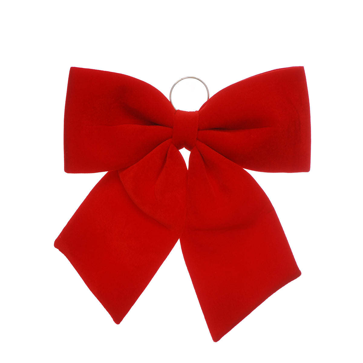 Festive Red Velvet Bow Large