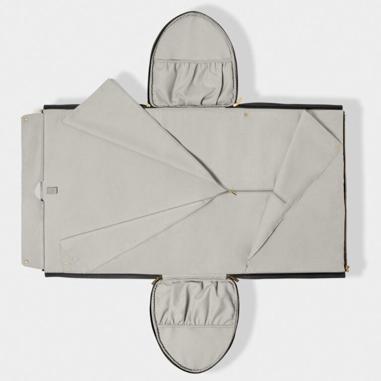 Katie Loxton Fold Out Garment Weekend Bag Black