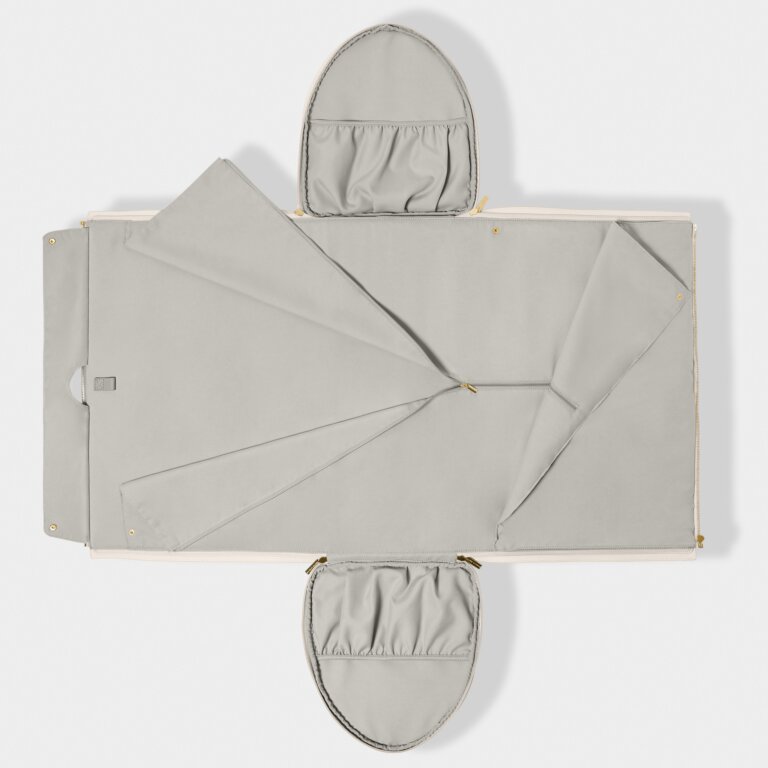 Katie Loxton Fold Out Garment Weekend Bag Off White
