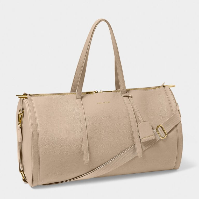 Katie Loxton Fold Out Garment Weekend Bag Light Taupe