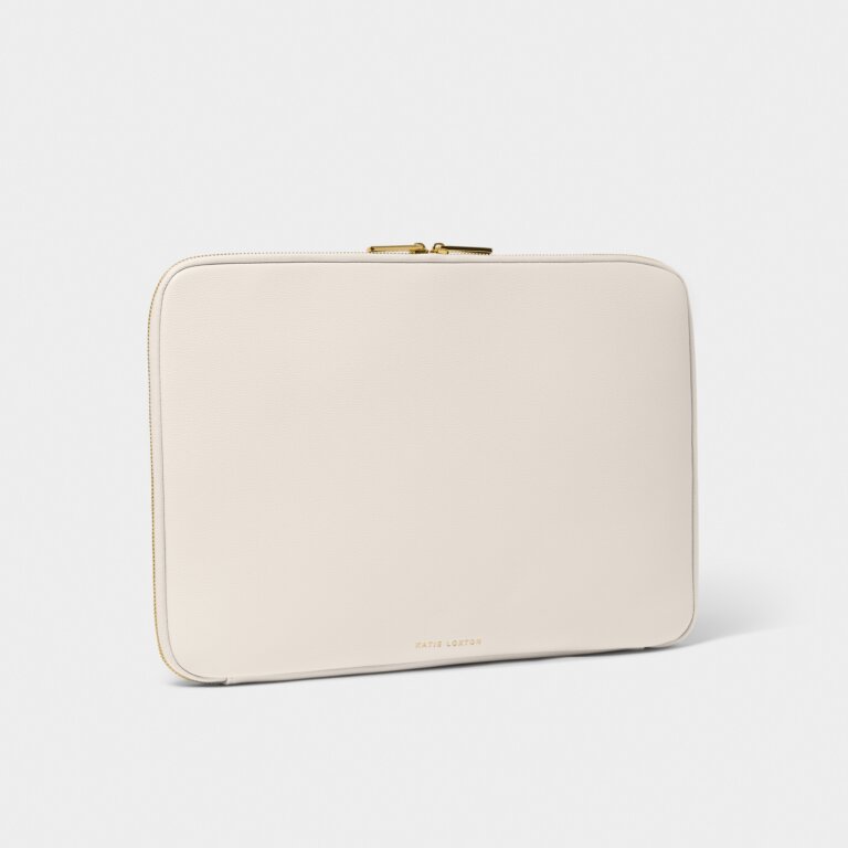 Katie Loxton Folio Laptop Case Off White