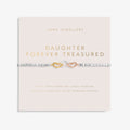Forever Yours Daughter Forever Treasured Silver, Gold Plated & Rose Gold Plated Bracelet