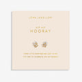 Joma Jewellery Forever Yours Earrings Hip Hip Hooray Silver And Gold Plated Earrings
