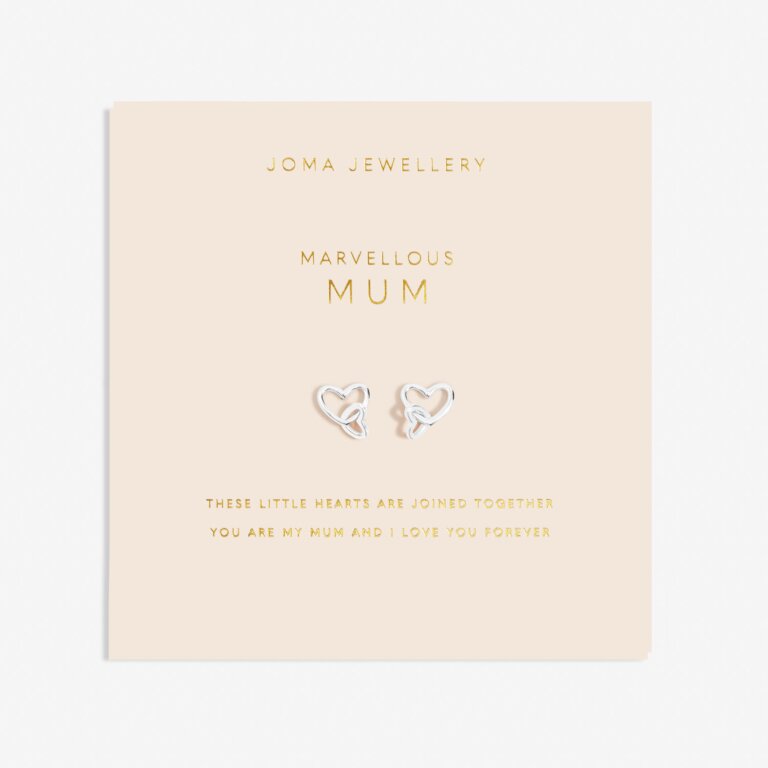 Joma Jewellery Forever Yours Earrings Marvellous Mum Silver Plated Earrings