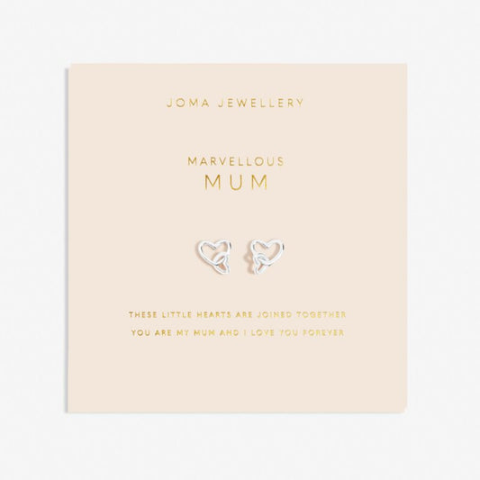 Joma Jewellery Forever Yours Earrings Marvellous Mum Silver Plated Earrings