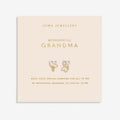 Joma Jewellery Forever Yours Earrings Wonderful Grandma Silver And Gold Plated Earrings