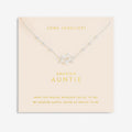 Joma Jewellery Forever Yours Necklace Amazing Auntie Silver Plated Necklace