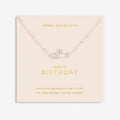 Joma Jewellery Forever Yours Necklace Happy Birthday Silver Plated Necklace