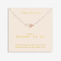 Joma Jewellery Forever Yours Necklace Lovely Mummy To Be Silver And Rose Gold Plated Necklace