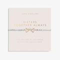 Forever Yours Sister Together Always Silver, Gold Plated & Rose Gold Plated Bracelet