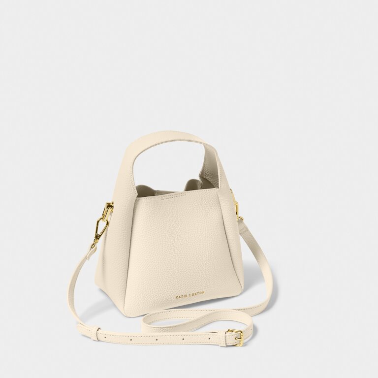 Katie Loxton Frankie Top Handle Bag Ecru