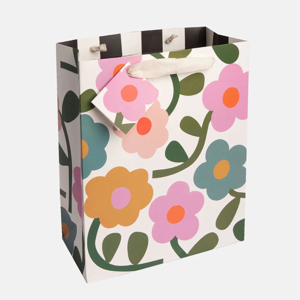 Caroline Gardner Multi Floral Large Gift Bag