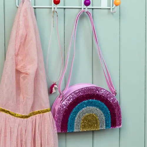 Glitter Handbag Rainbow