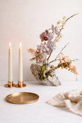 Glo & Nest Soft Ivory LED Taper Candles Set of 2