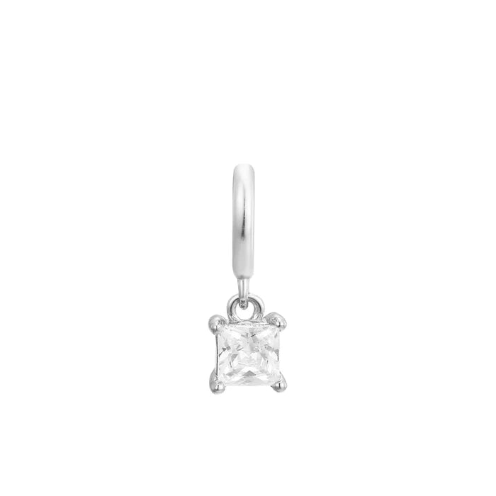 Gold Trip April Charm Silver
