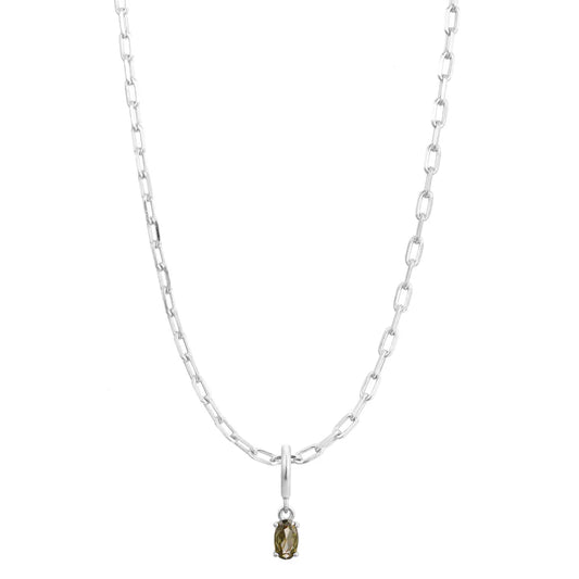 Gold Trip August Charm Silver