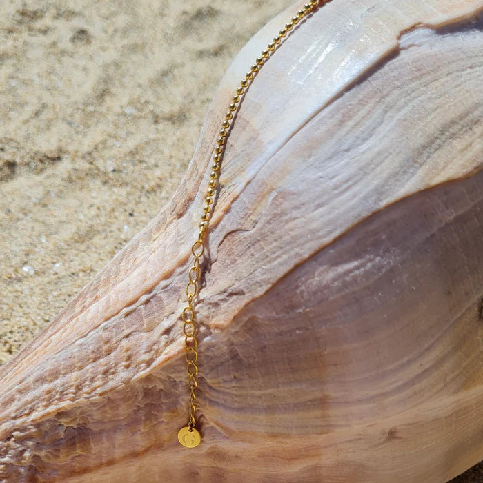 Gold Trip Beaded Bracelet Gold Plated Sterling Silver