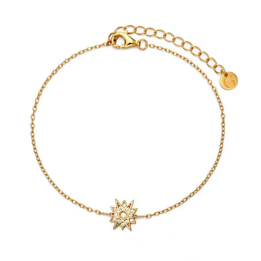 Gold Trip Celestial Star Bracelet 18k Gold Plated Sterling Silver