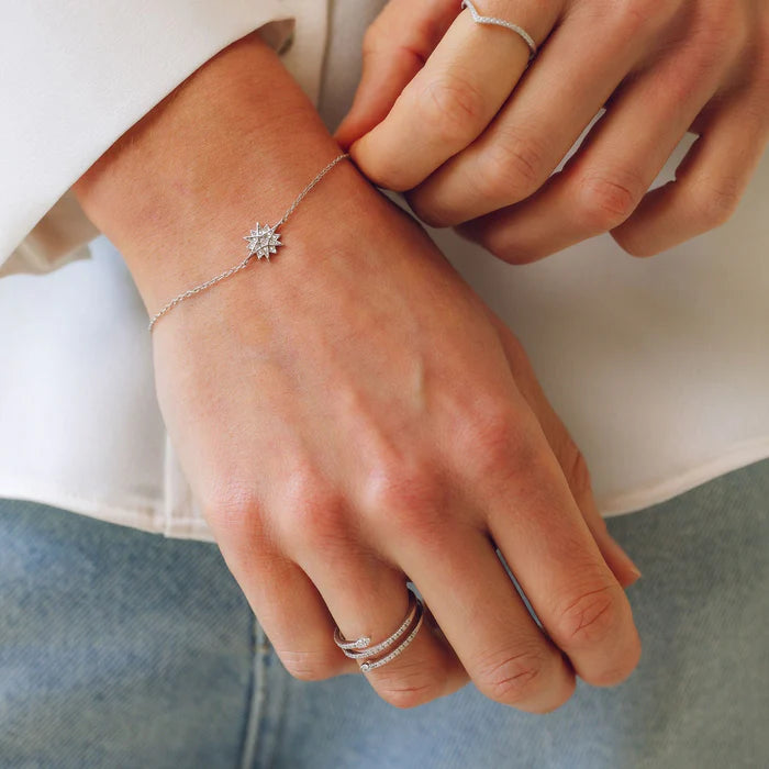 Gold Trip Celestial Star Bracelet Sterling Silver